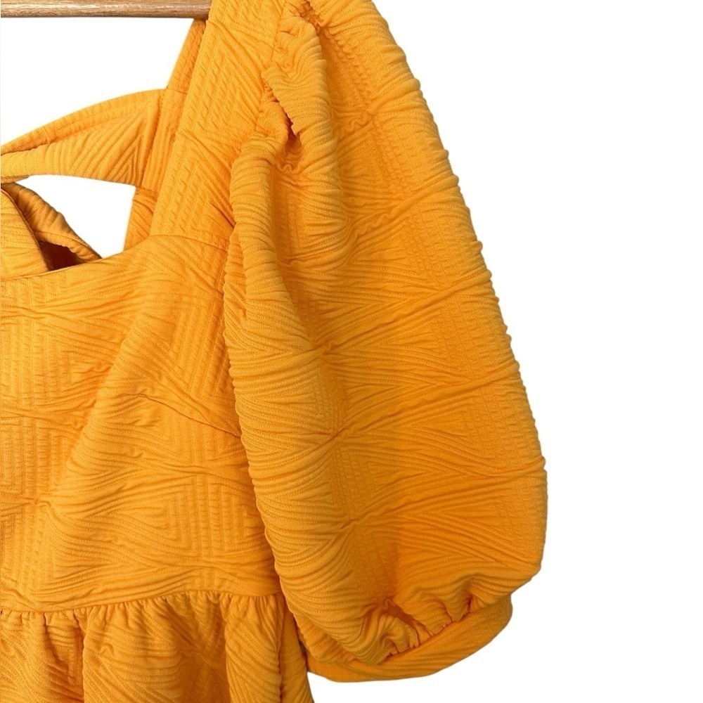 NWT Free People Violet Mini Dress in Carrot Ginger Women’s Size Medium - Picture 4 of 10